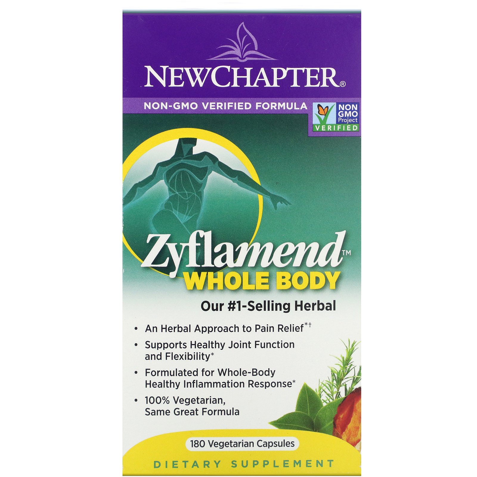 Comprar New Chapter, Zyflamend Whole Body, 180 Vegetarian Capsules