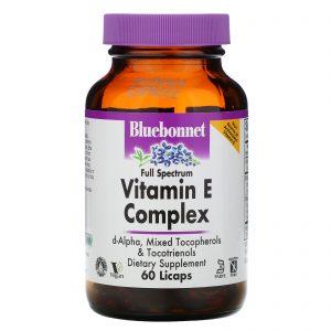 Comprar Bluebonnet Nutrition, Vitamin E Complex, 60 Licaps
