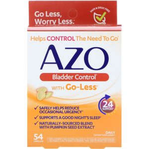 Comprar Azo, Controle da bexiga com Go-Less, 54 cápsulas