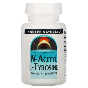 Comprar Source Naturals, N-acetil L-tirosina, 300 mg, 120 Tabletes