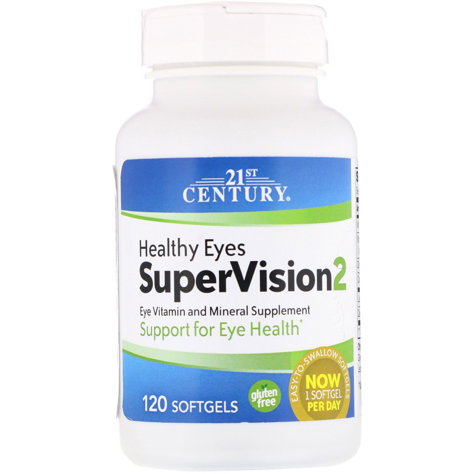 Comprar 21st Century, Saúde Ocular SuperVision2, 120 Cápsulas em gel