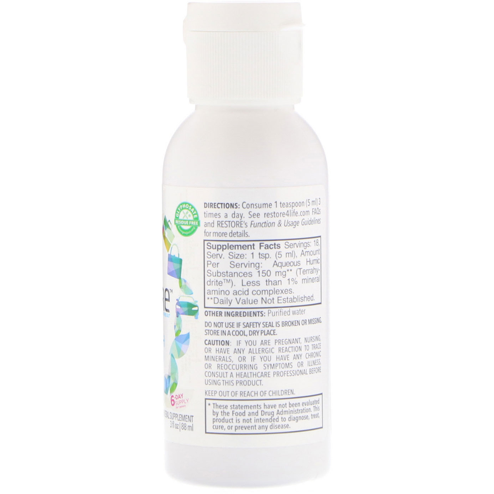 Comprar Restore, Gut Health, Mineral Supplement, On-The-Go, 3 fl oz (88 ml) - Imagem 2