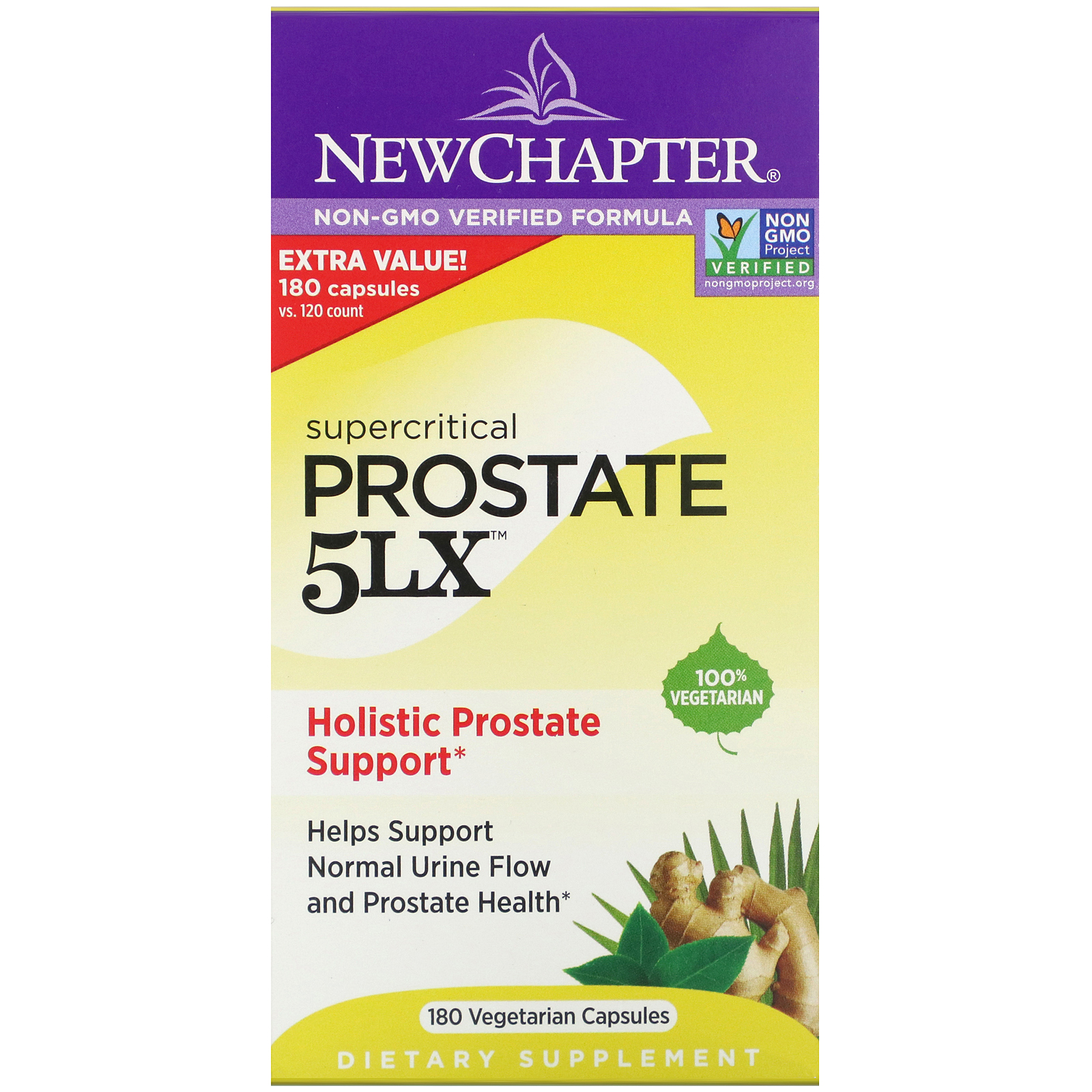 Comprar New Chapter, Prostate 5LX, Auxílio Abrangente à Próstata, 180 Vcaps Líquidas