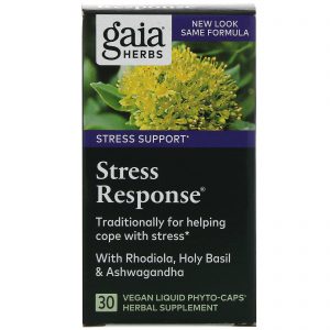 Comprar Gaia Herbs, Stress Response, 30 Vegan Liquid Phyto-Caps
