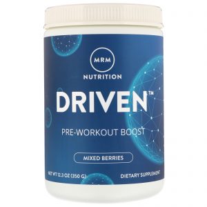 Comprar MRM, DRIVEN, Pre-Workout Boost, Mixed Berries, 12.3 oz (350 g)