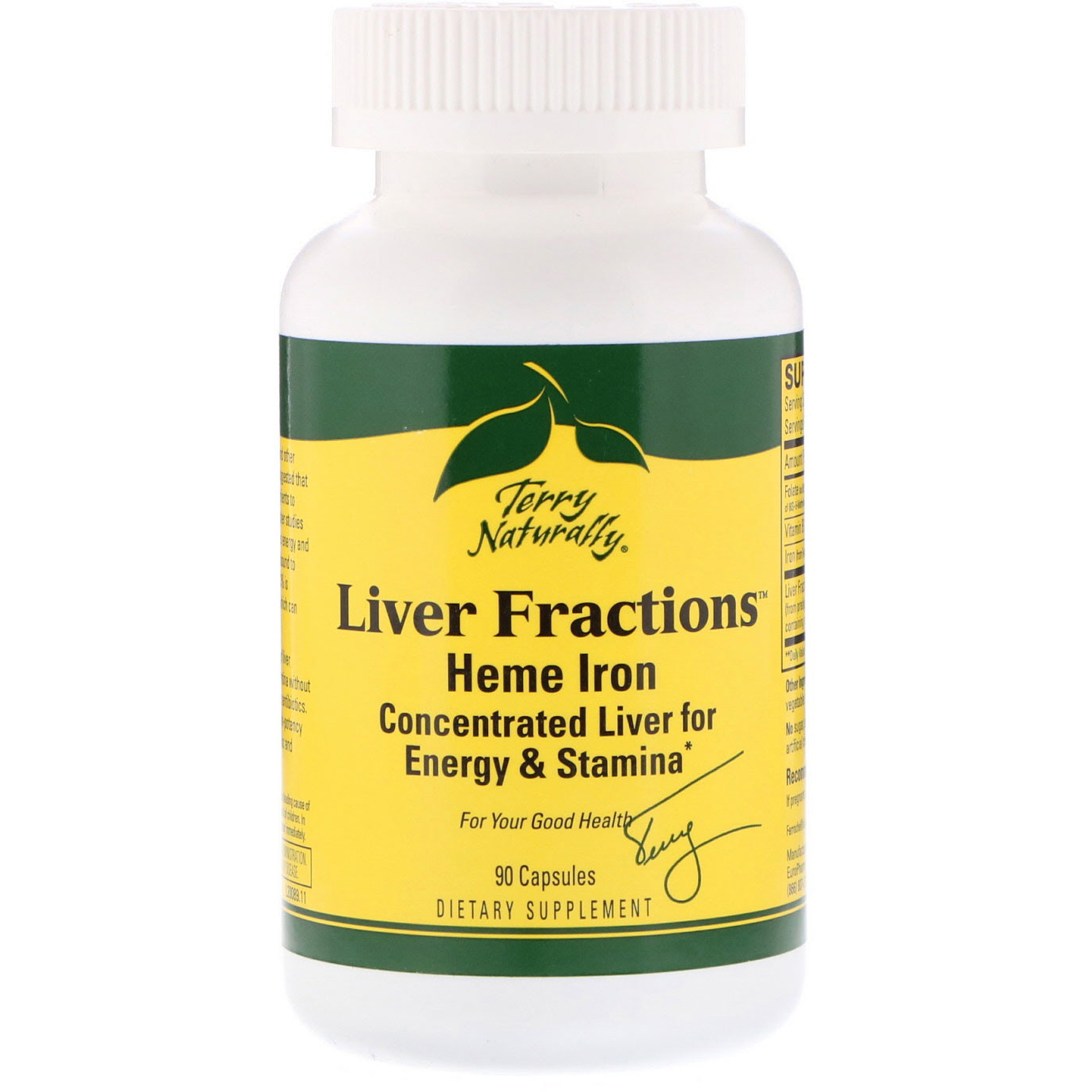 Comprar EuroPharma, Terry Naturally, Liver Fractions, 90 Capsules