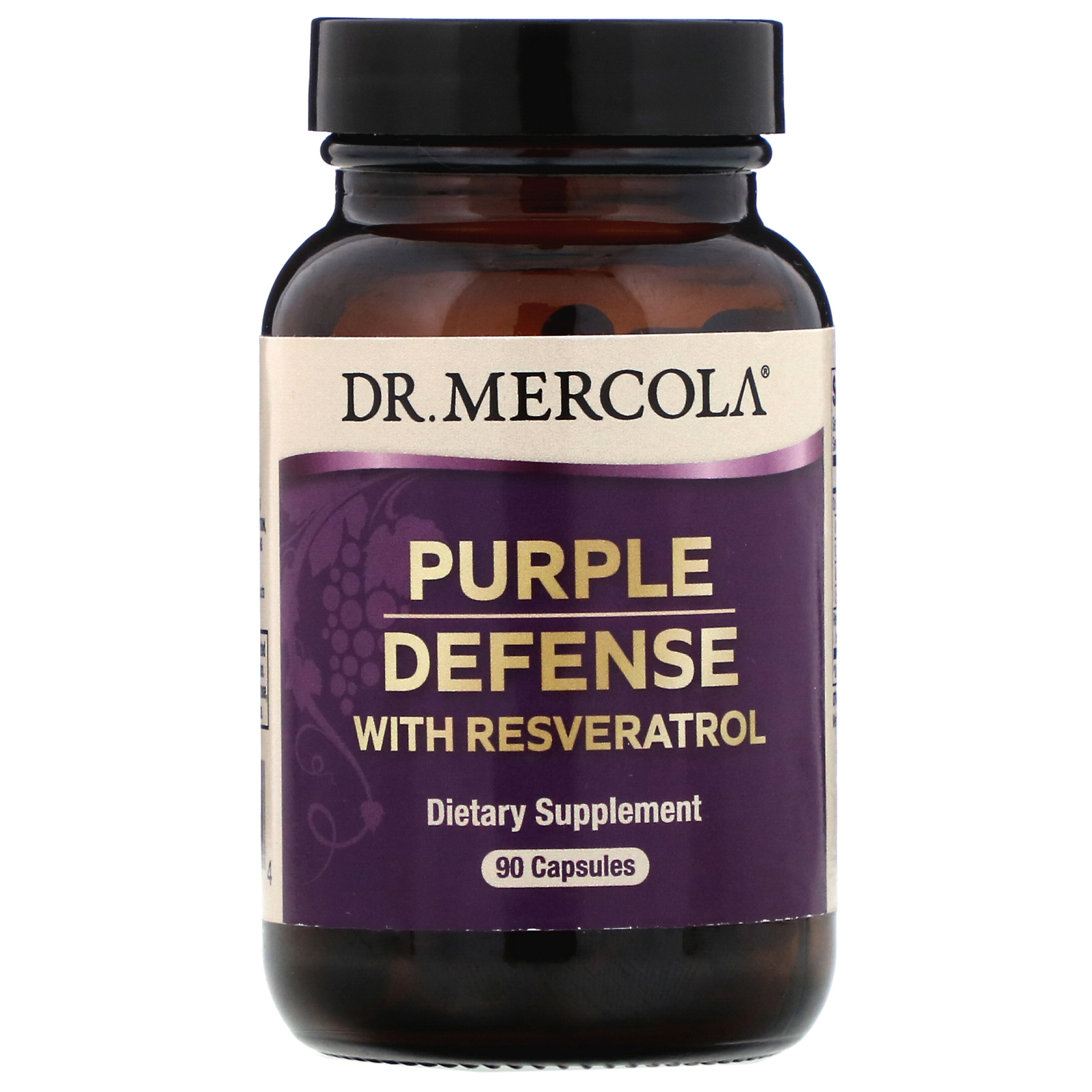 Comprar Dr. Mercola, Purple Defense with Resveratrol, 90 Capsules