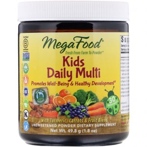 Comprar MegaFood, Kids Daily Multi Powder, Unsweetened, 1.8 oz (49.8 g)