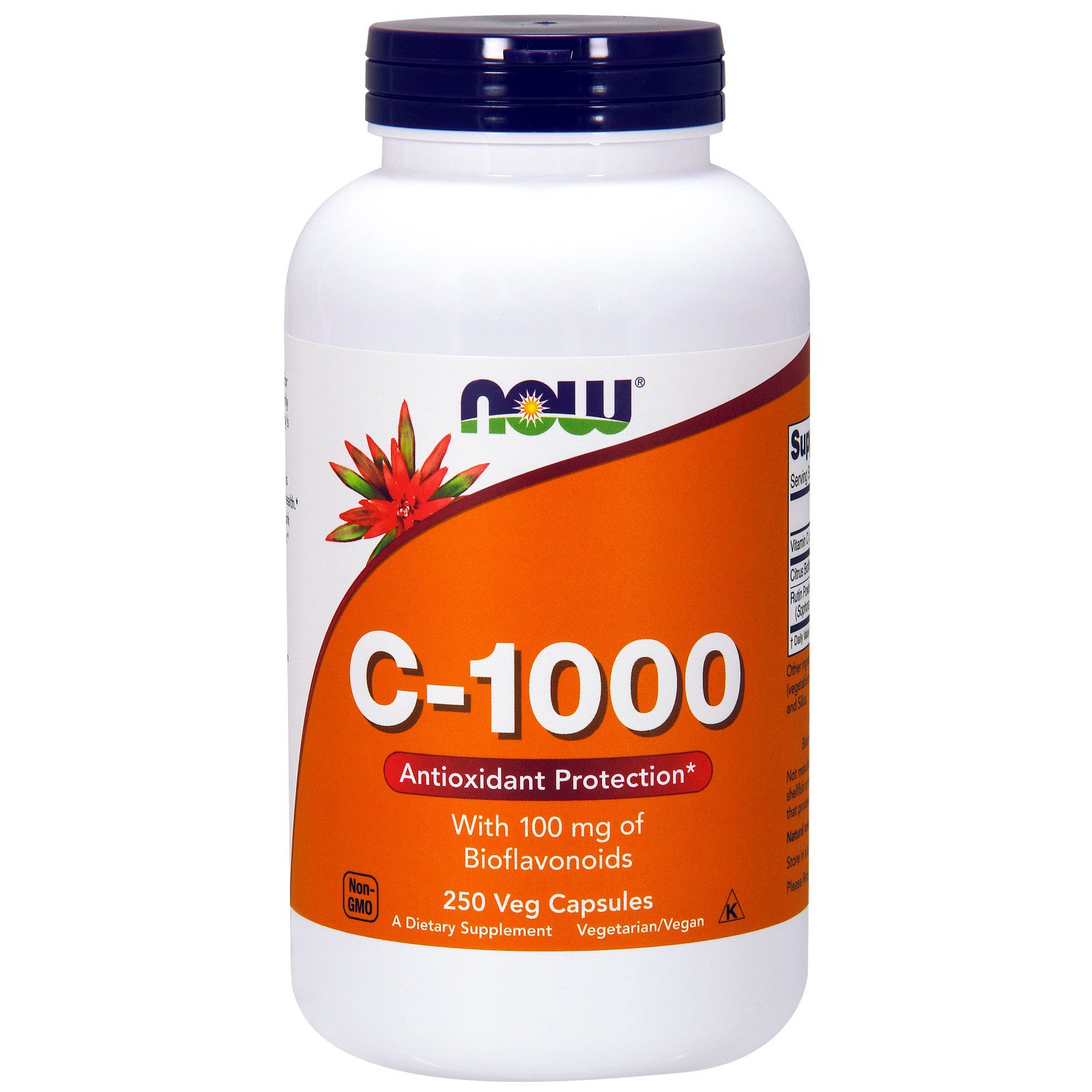 Comprar Now Foods, C-1000, com 100 mg de Bioflavonoides, 250 Cápsulas Vegetais