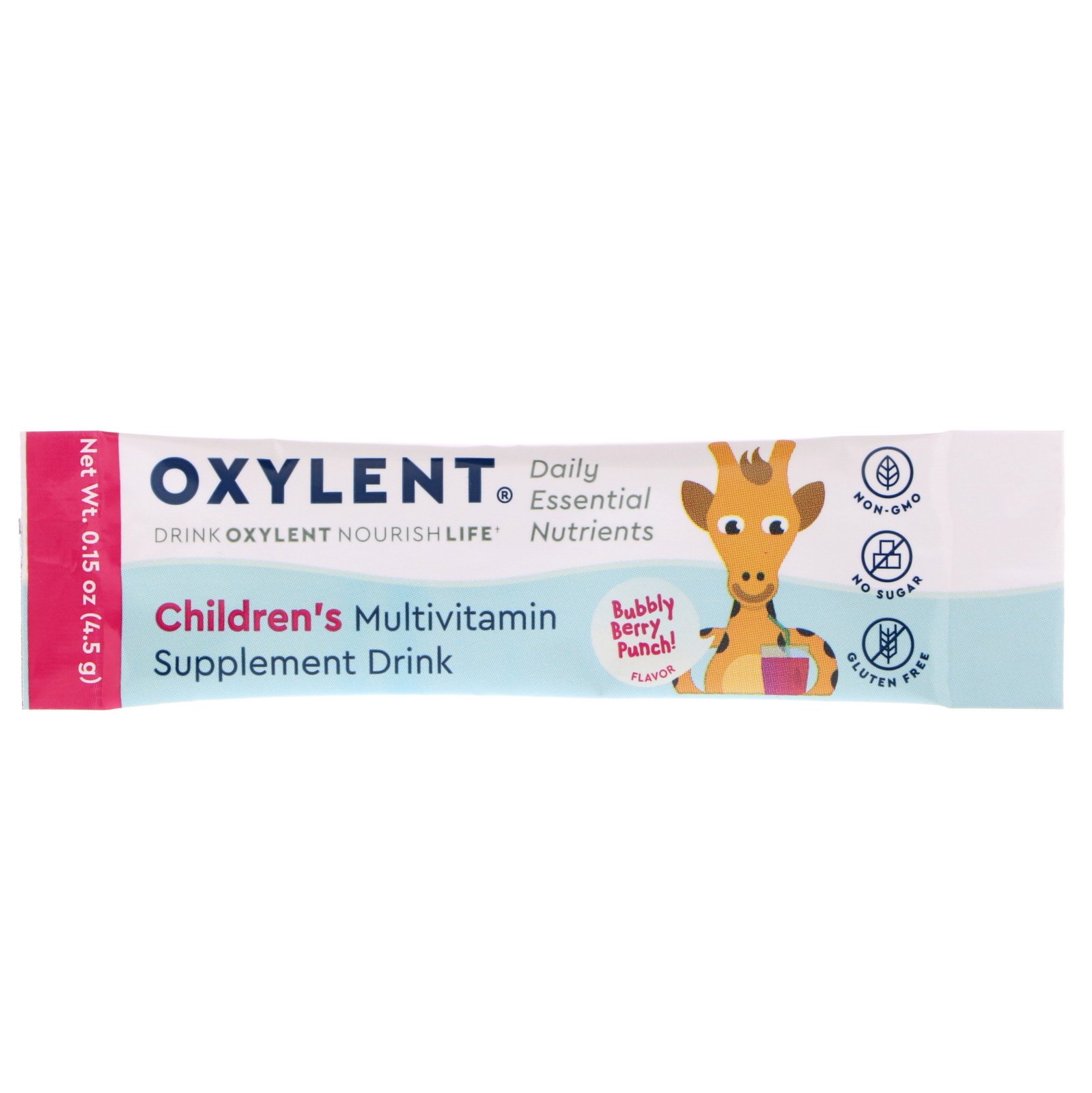 Comprar Vitalah, Children's Oxylent, Multivitamin Supplement Drink, Bubbly Berry Punch Flavor, 30 Packets, 0.15 oz (4.5 g) Each - Imagem 3