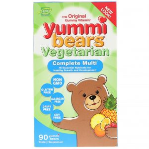 Comprar Hero Nutritional Products, Yummi Bears, Complete Multi, Vegetarian, Natural Strawberry, Orange and Pineapple Flavors, 90 Gummy Bears