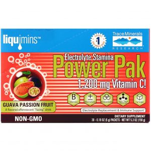 Comprar Trace Minerals Research, Electrolyte Stamina Power Pak, Guava Passion Fruit, 30 Packets, 0.18 oz (5 g) Each
