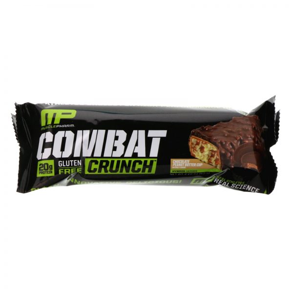 Comprar MusclePharm, Combat Crunch, Manteiga de Amendoim com Chocolate, 12 Barras, 63 g Cada - Imagem 4