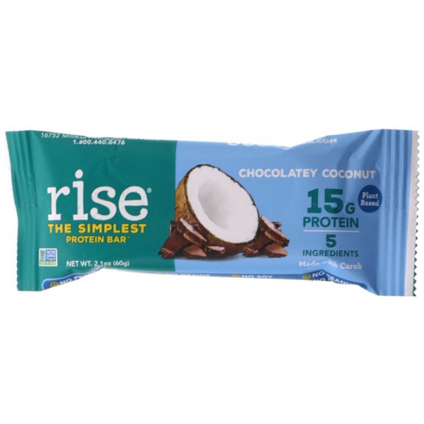 Comprar Rise Bar, THE SIMPLEST PROTEIN BAR, Chocolatey Coconut, 12 Bars, 2.1 oz (60 g) Each - Imagem 4