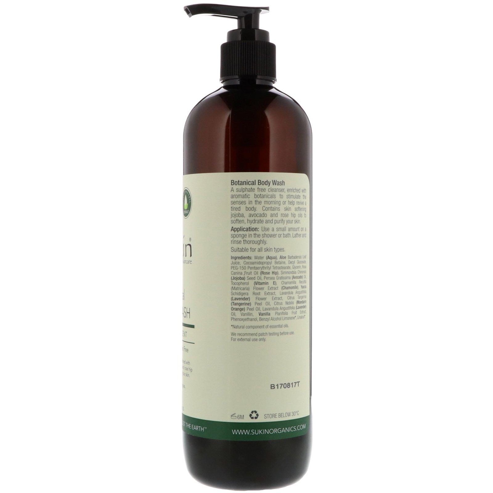 Comprar Sukin, Super Plantas, Sabonete Líquido Botânico, Aroma Original, 500 ml - Imagem 2