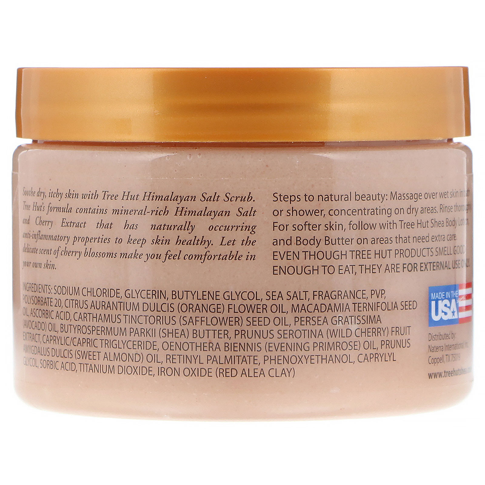Comprar Tree Hut, Esfoliante Suavizante de Sal do Himalaia, Flor de Cerejeira, 15 oz (425 g) - Imagem 2