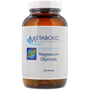 Comprar Metabolic Maintenance, Glicinato de Magnésio, 180 Cápsulas