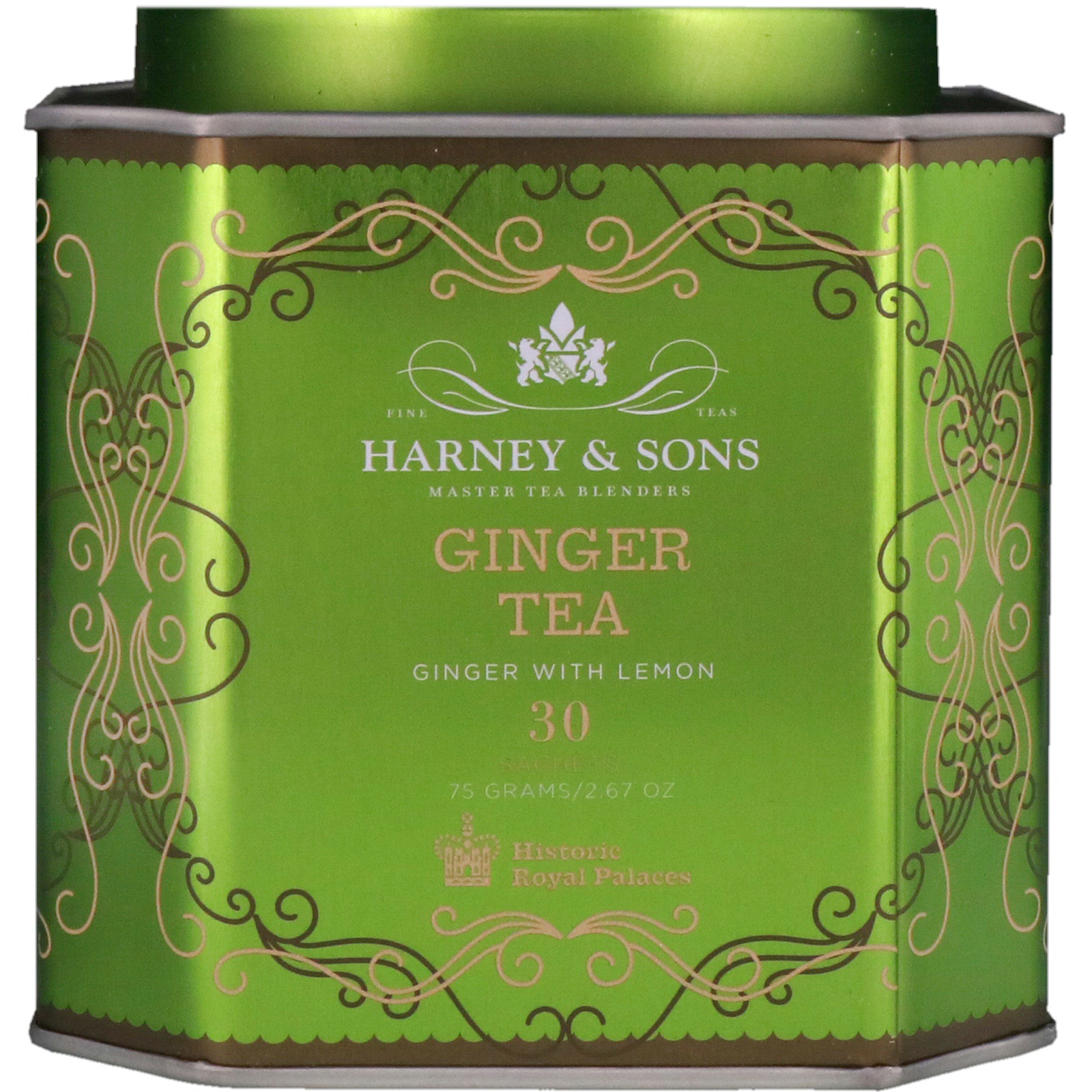 Comprar Harney & Sons, Historic Royal Palaces, Ginger Tea, Ginger with Lemon, 30 Sachets, 2.67 oz (75 g)