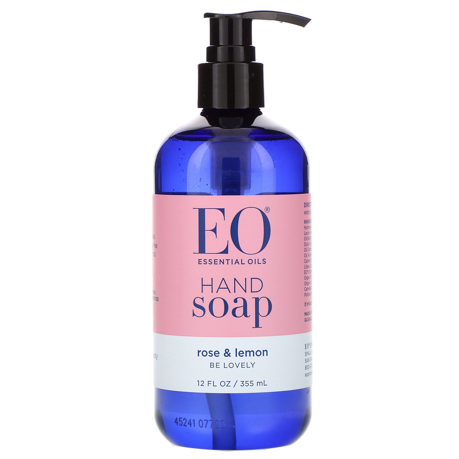 Comprar EO Products, Sabonete, Rosa e Limão, 12 fl oz (355 ml)