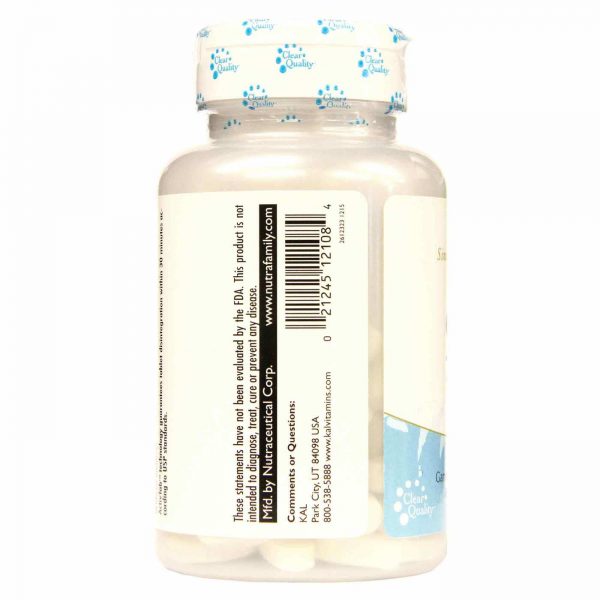 Comprar Kal, GABA 750 mg - 90 Tabletes - Imagem 4