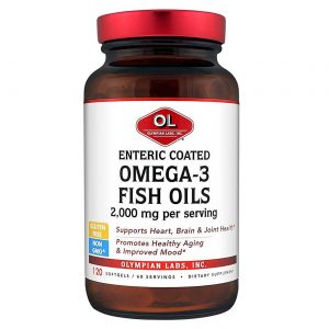 Comprar Olympian Labs Revestimento entérico Omega-3 óleo de peixe 120 Cápsulas