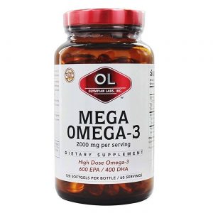 Comprar Olympian Labs Mega Omega-3 óleo de peixe 120 Cápsulas