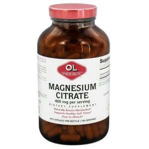Comprar Olympian Labs, Citrato de Magnésio 400 mg - 300 Cápsulas