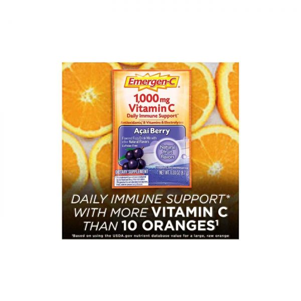 Comprar Alacer, Emergen-C Açaí Berry - 30 Pacotes - Imagem 6