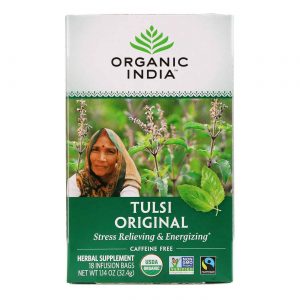 Comprar Organic India, Tulsi Chá Original - 18 Saquinhos de chá