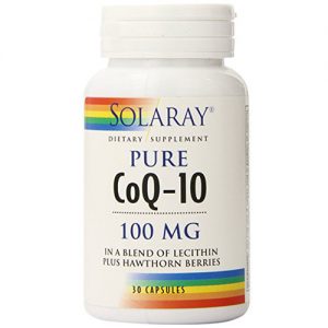 Comprar Solaray, CoQ10 Puro 100 mg - 30 Cápsulas