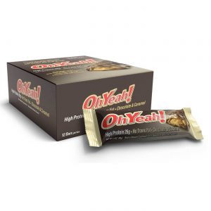 Comprar ISS Research, Oh Yeah! Barra de Proteína, Chocolate & Caramelo - 12 Barras por Caixa (85 g Cada Barra)