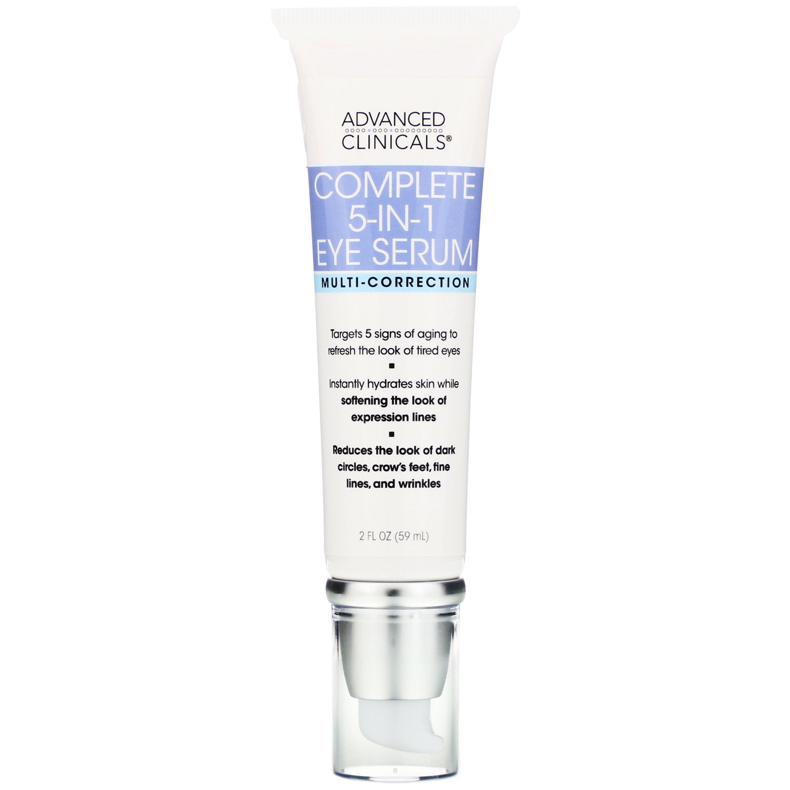 Comprar Advanced Clinicals, Complete 5-in-1 Eye Serum, Multi-Correction, 2 fl oz (59 ml)
