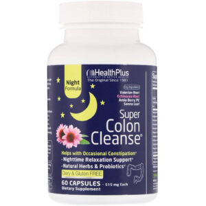 Comprar Health Plus, Super Colon Cleanse, Noturno, 60 Cápsulas