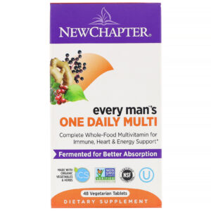 Comprar New Chapter, Multivitamínico Diário Para Todos os Homens, 48 Comprimidos Vegetarianos