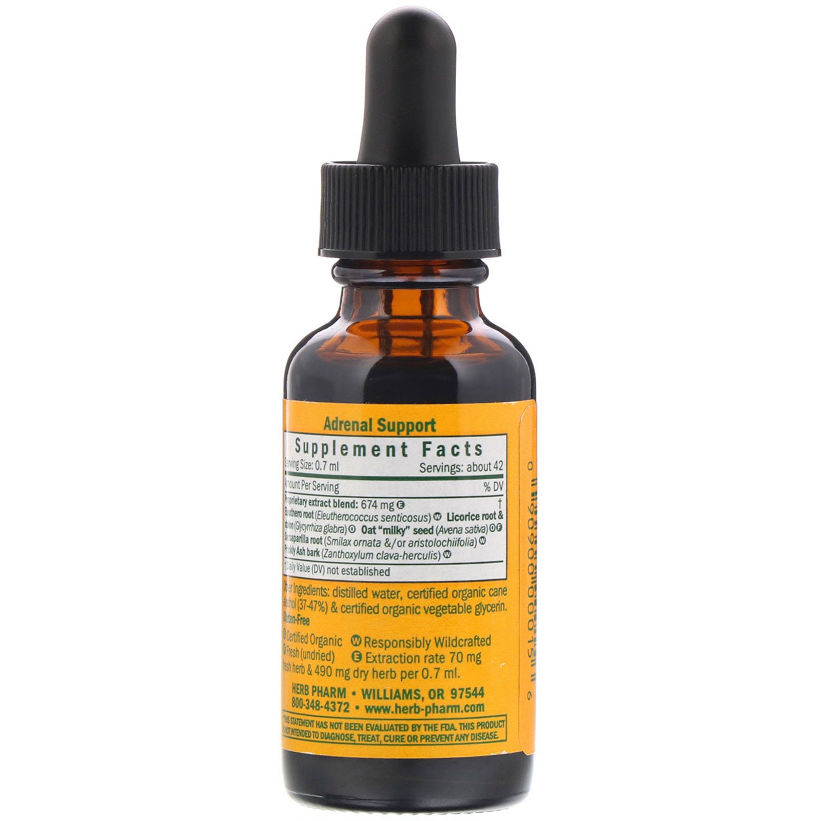 Comprar Herb Pharm, Suporte Adrenal, 1 fl oz (30 ml) - Imagem 2