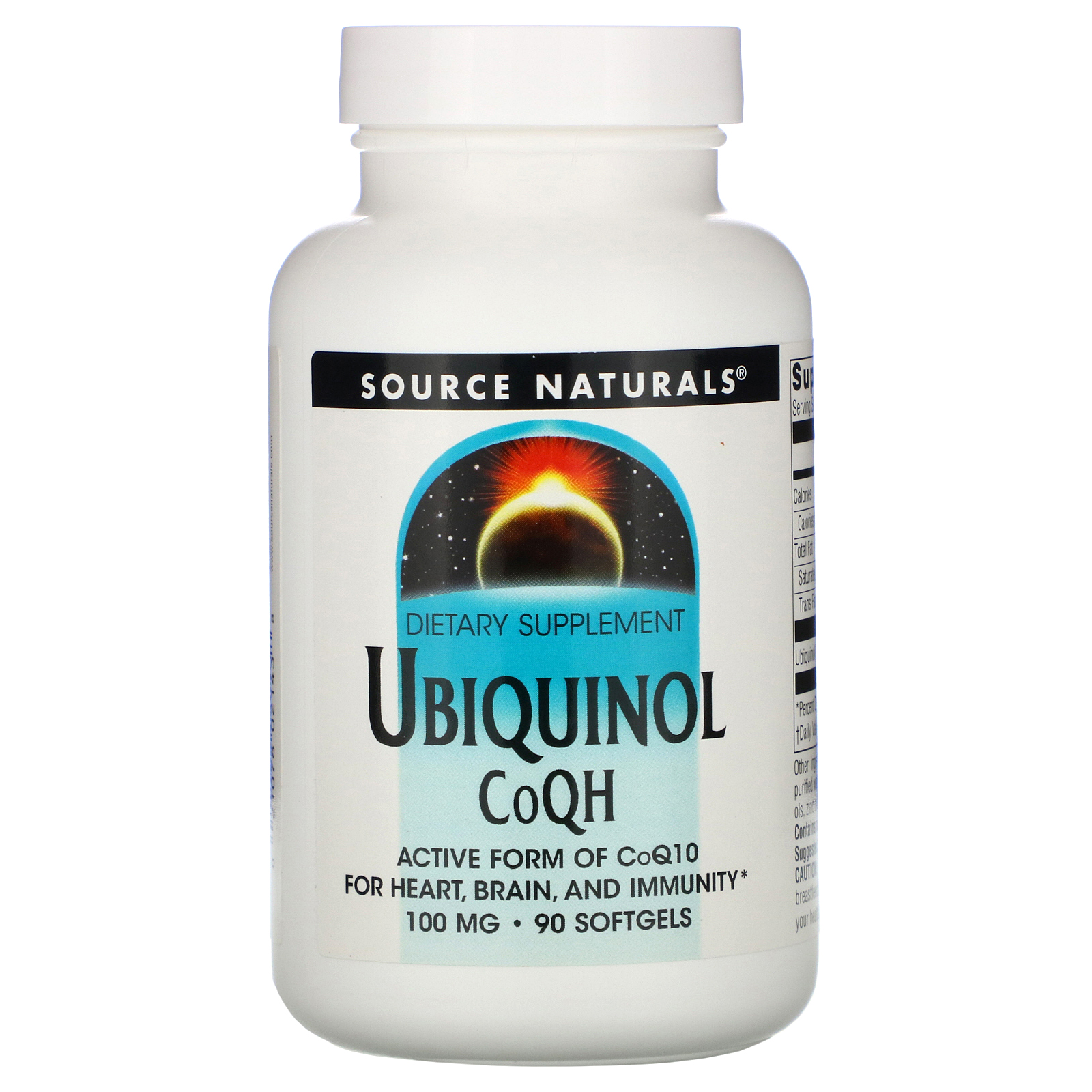 Comprar Source Naturals, Ubiquinona CoQH, 100 mg, 90 Cápsulas Gelatinosas