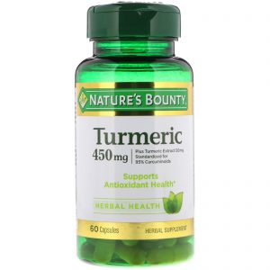 Comprar Nature's Bounty, Turmeric, 450 mg, 60 Cápsulas