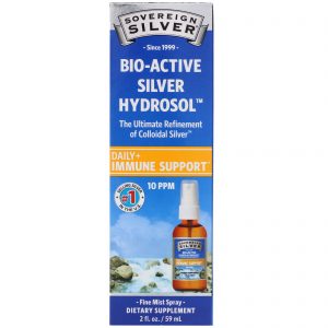 Comprar Sovereign Silver, Bio-Active Silver Hydrosol, Fine Mist Spray, 10 ppm, 2 fl oz (59 ml)