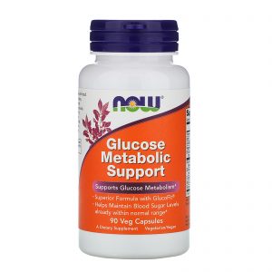 Comprar Now Foods, Glucose Metabolic Support, 90 Cápsulas Vegetais