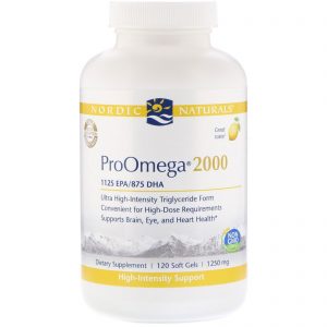 Comprar Nordic Naturals, ProOmega 2000, Limão, 1.250 mg, 120 Cápsulas Gelatinosas