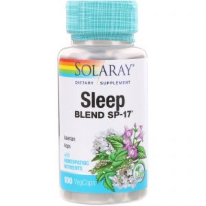 Comprar Solaray, Composto do Sono SP-17, 100 cápsulas vegetais