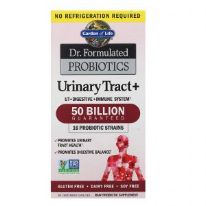 Comprar Garden of Life, Dr. Formulated Probiotics, Trato Urinário+, 60 Cápsulas Vegetais