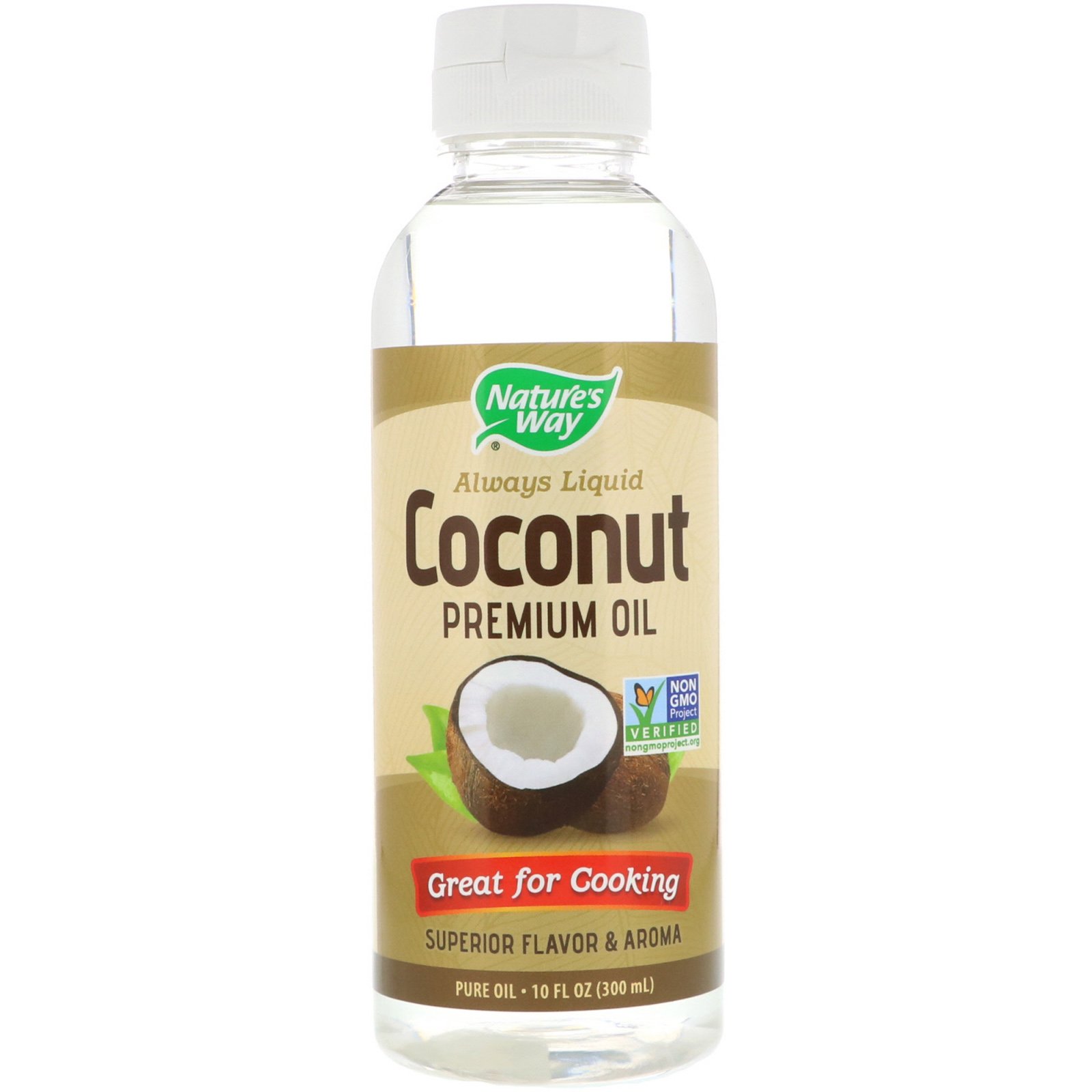 Comprar Nature's Way, Óleo de Coco Líquido Premium, 300 ml (10 fl oz)