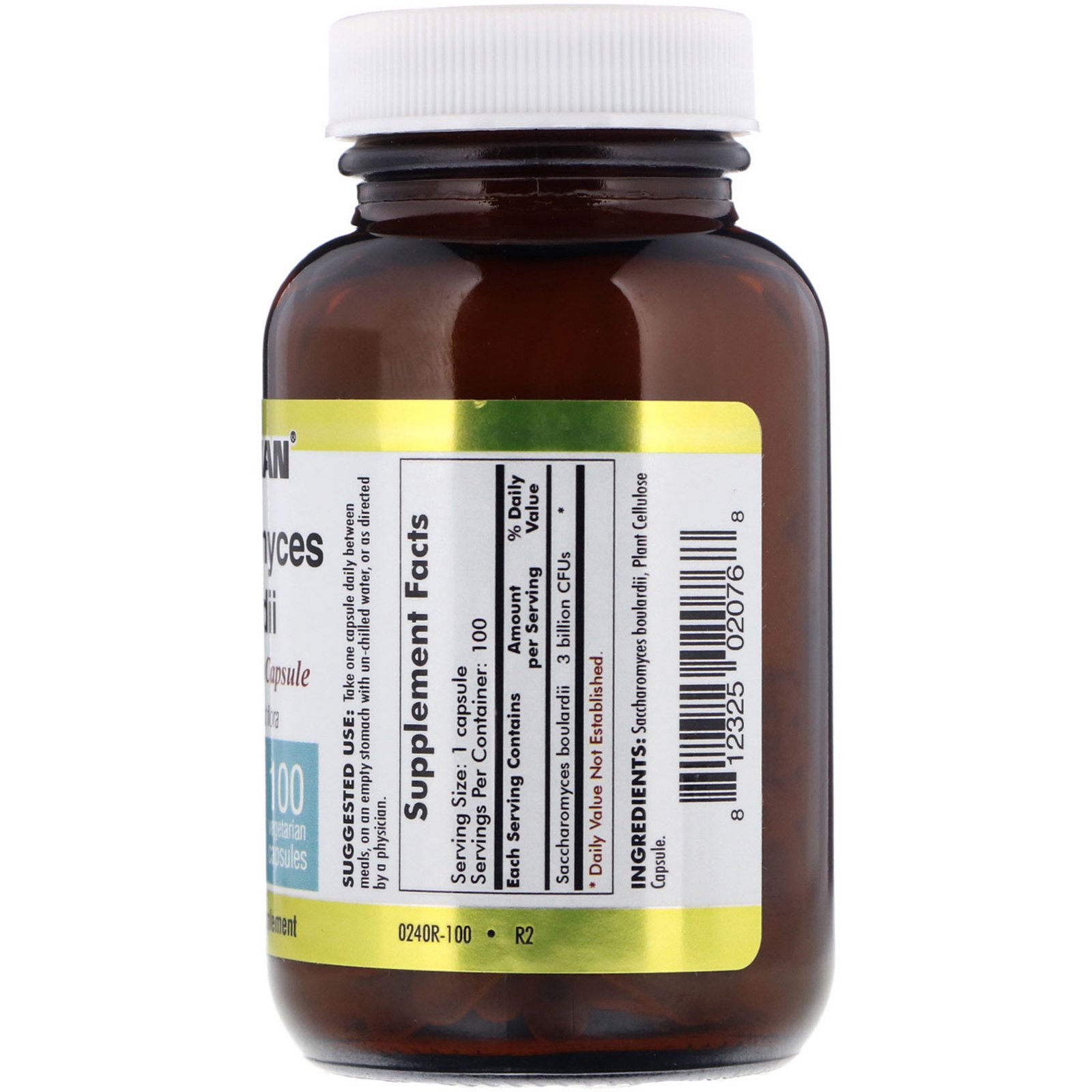 Comprar Kirkman Labs, Saccharomyces Boulardii, 3 Billions, 100 Vegetarian Capsules - Imagem 2