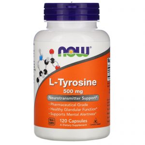 Comprar Now Foods, L-Tirosina, 500 mg, 120 Cápsulas
