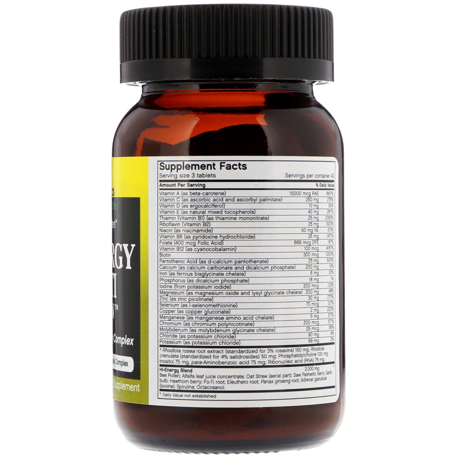 Comprar FutureBiotics, Hi Energy Multi, For Men, 60 Comprimidos - Imagem 2