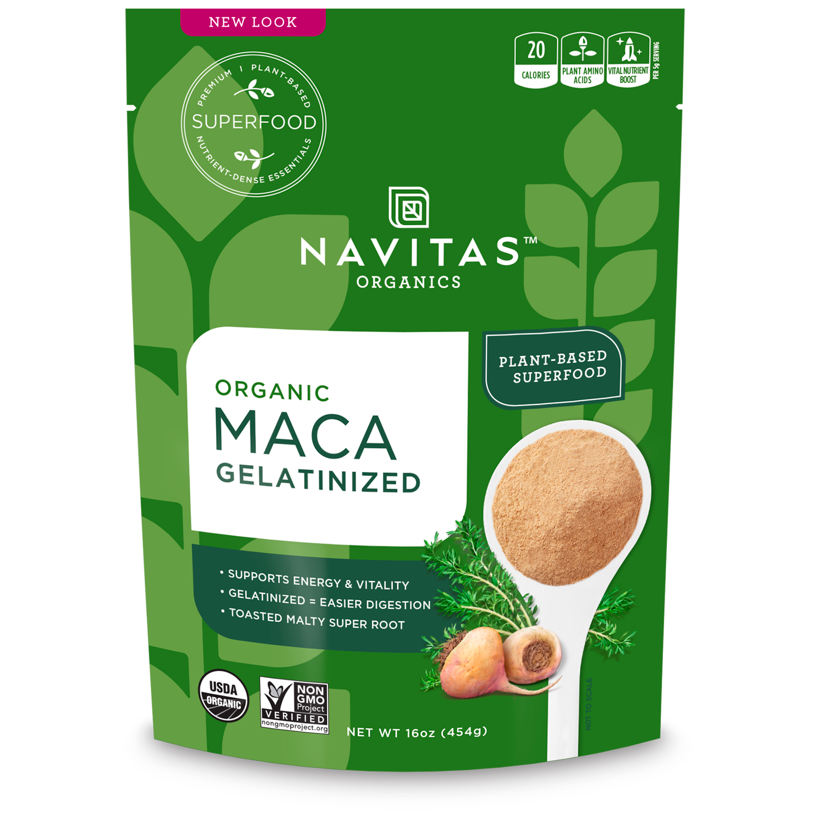 Comprar Navitas Organics, Maca Orgânica, Gelatinizada, 454 g (16 oz)
