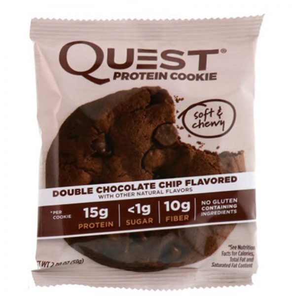 Comprar Quest Nutrition, Biscoito de Proteínas, Gotas de Chocolate Intenso, 12 Pacotes, 59 g (2,08 oz) Cada - Imagem 4