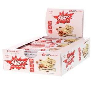 Comprar OOH Snap!, Barra de Proteína Crocante, Pretzel de Caramelo, 7 Barras, 44 g Cada
