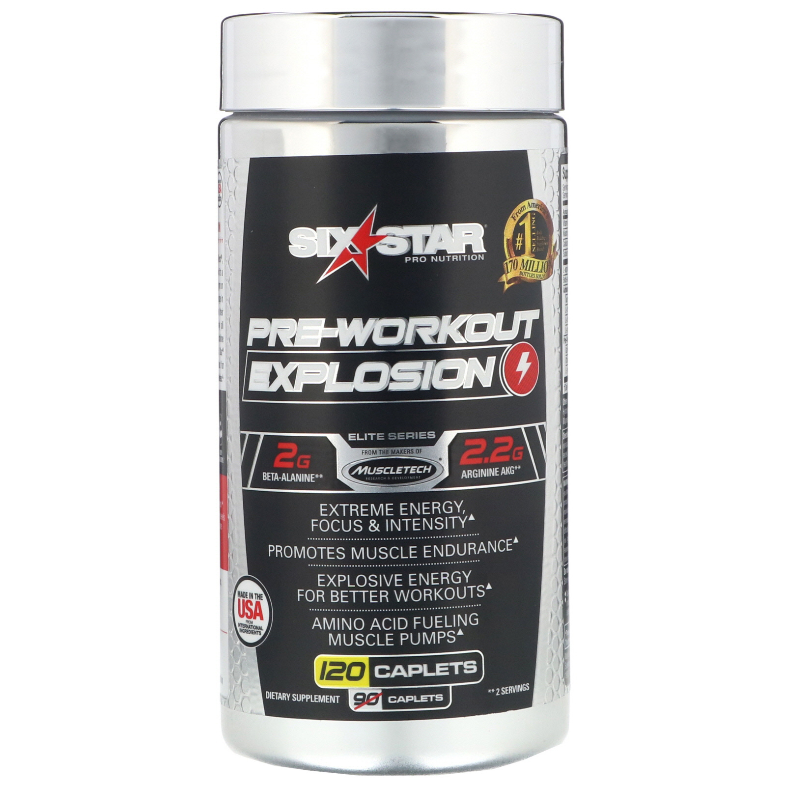 Comprar Six Star, Pre-Workout Explosion, 120 Caplets